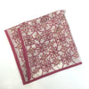 Cotton/Silk Handkerchief in Hand Block Print - Keyla print