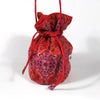 Quilted Potli Bag Mini in Arabesque Hand Block Print